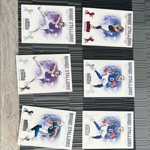 Panini Rookie Stallions Trading Cards - Purple and White